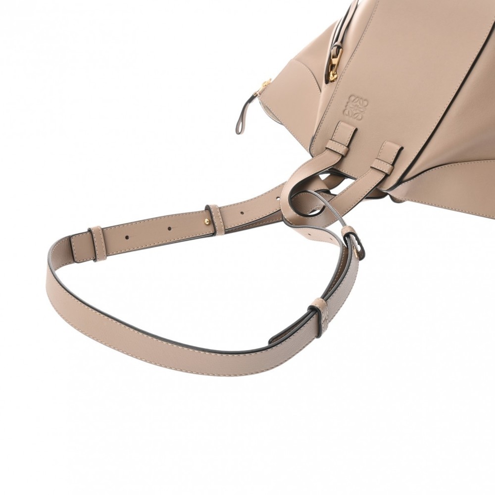 Loewe Hammock Bag Small Sand Classic Calf Shoulder Back - Picture 3 of 15